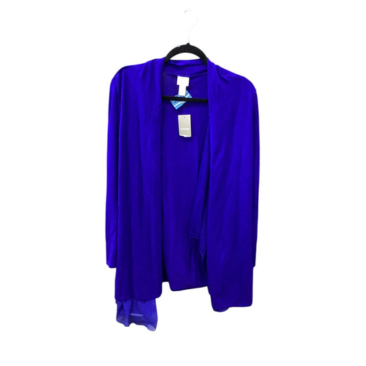 Cardigan By Chicos In Blue, Size: M