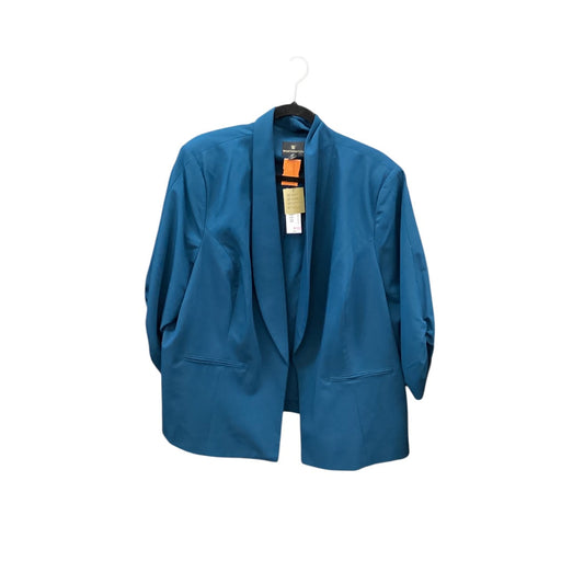 Blazer By Worthington In Blue, Size: 3x