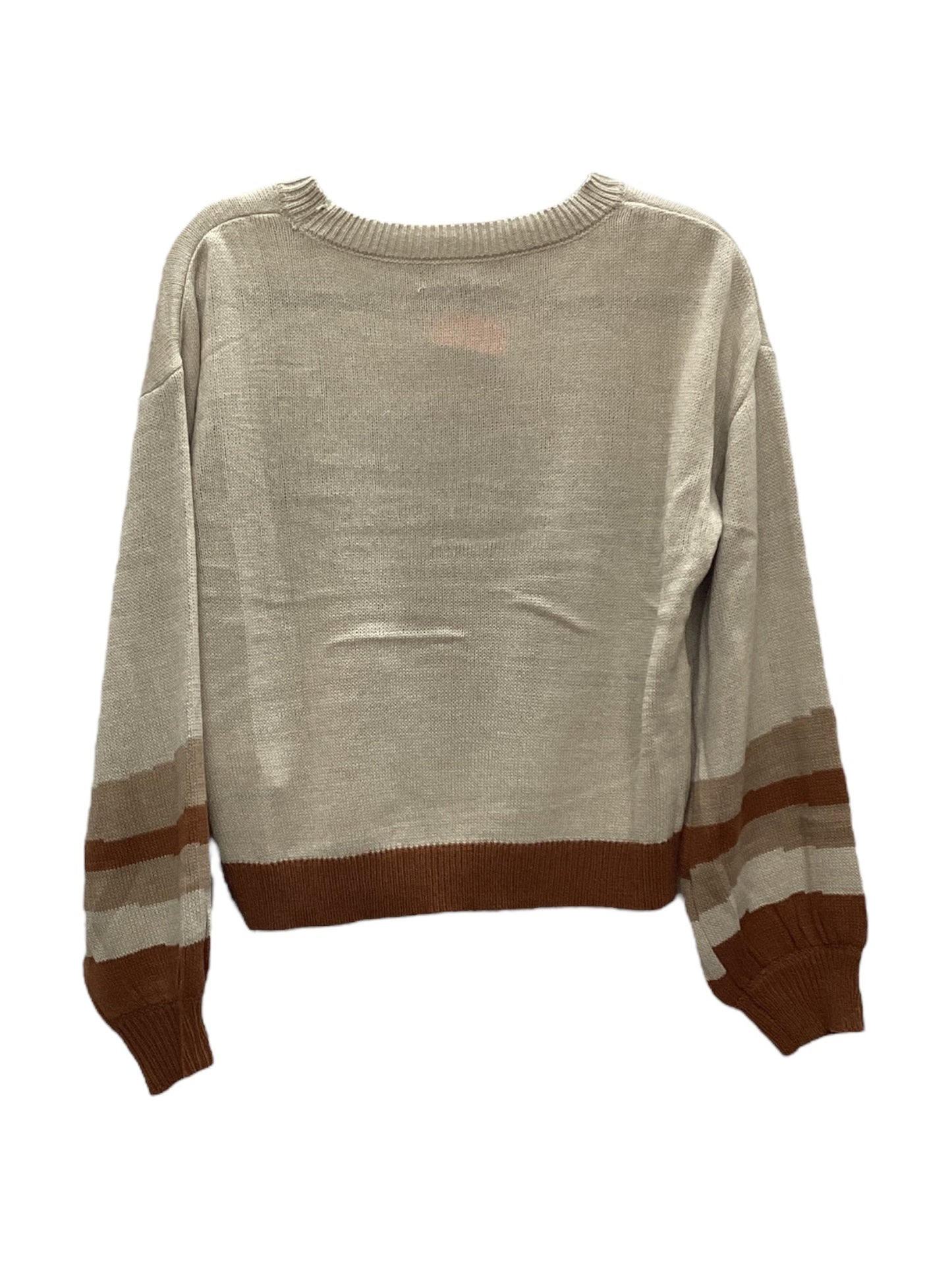 Sweater By Almost Famous In Beige, Size: L