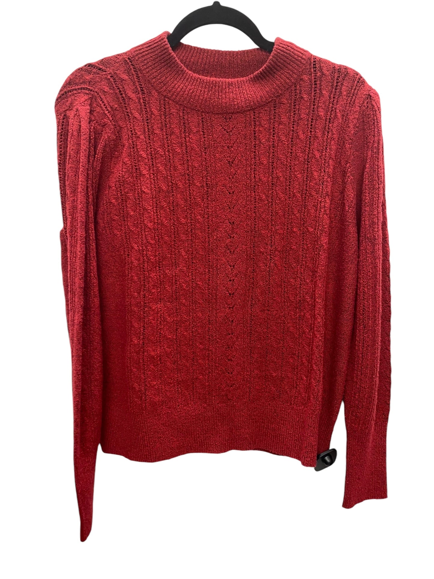 Sweater By Lucky Brand In Red, Size: Xl