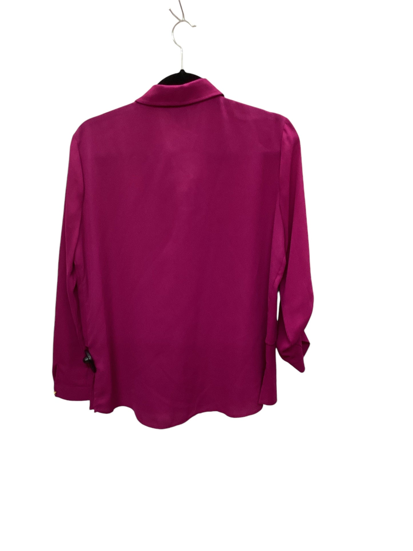 Top Long Sleeve By Investments In Pink, Size: Mp