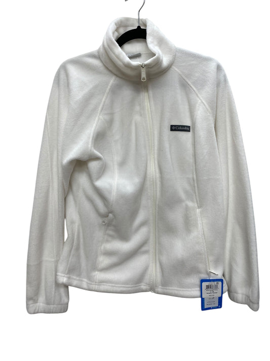 Jacket Fleece By Columbia In White, Size: L