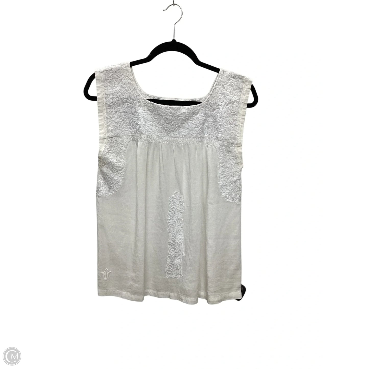 Top Sleeveless By Cmc In White, Size: Xs