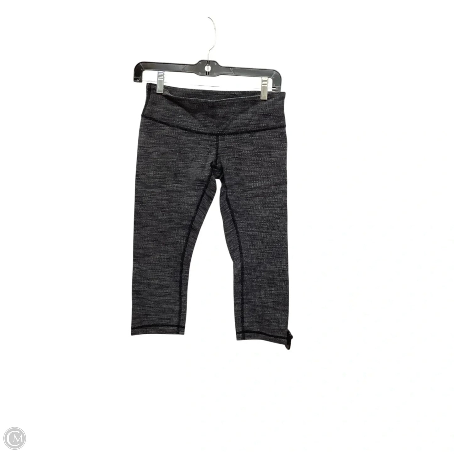 Athletic Capris By Lululemon In Grey, Size: 4