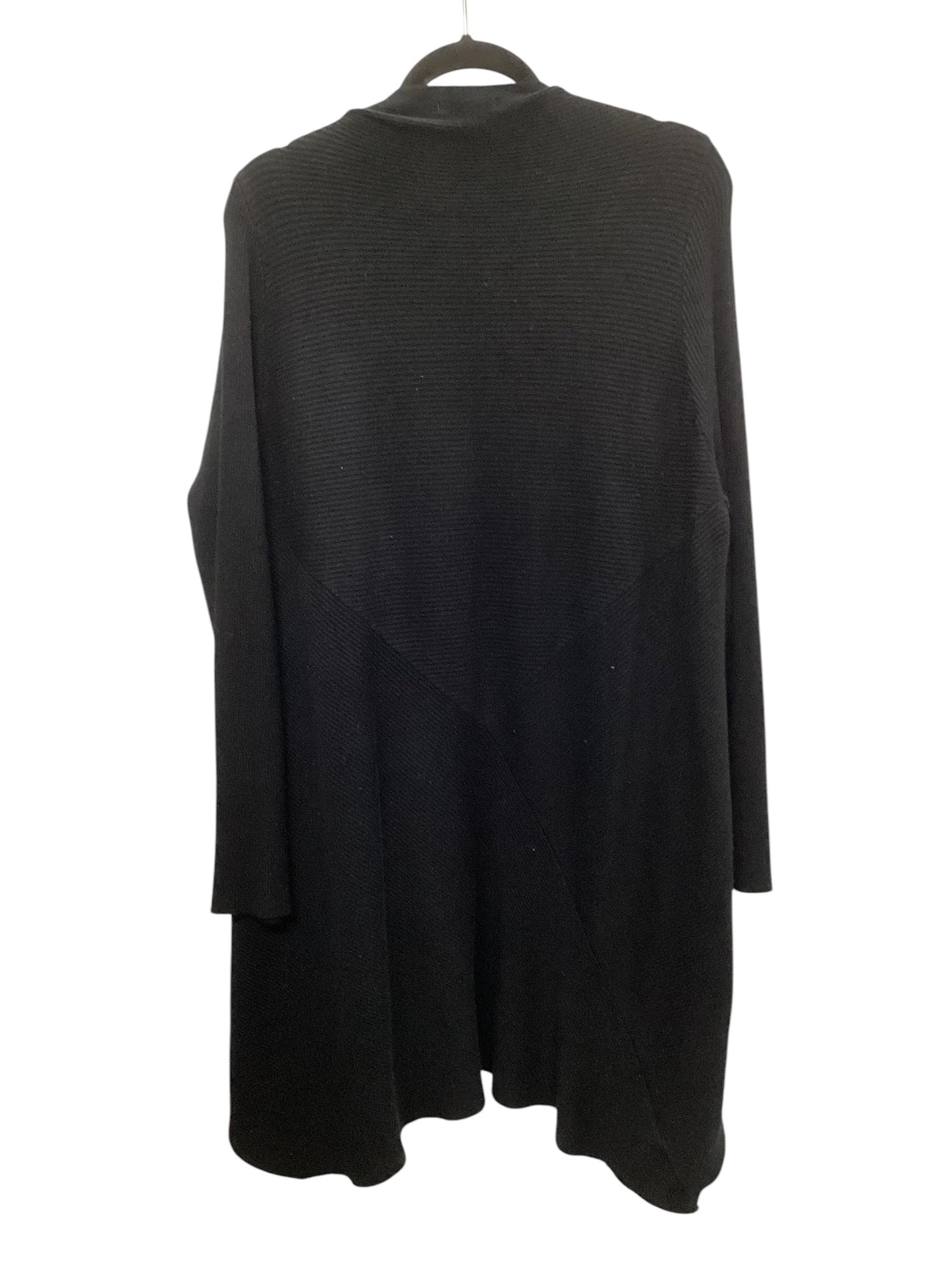 Cardigan By Dana Buchman In Black, Size: Xxl