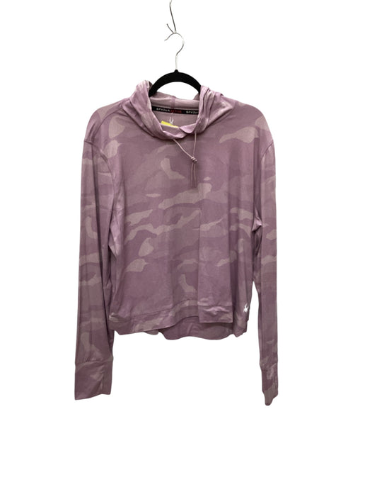 Athletic Sweatshirt Hoodie By Spyder In Purple, Size: Xl