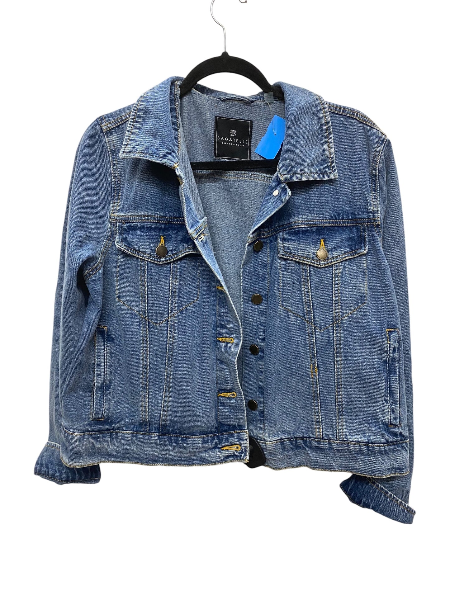 Jacket Denim By Clothes Mentor In Blue, Size: Xl