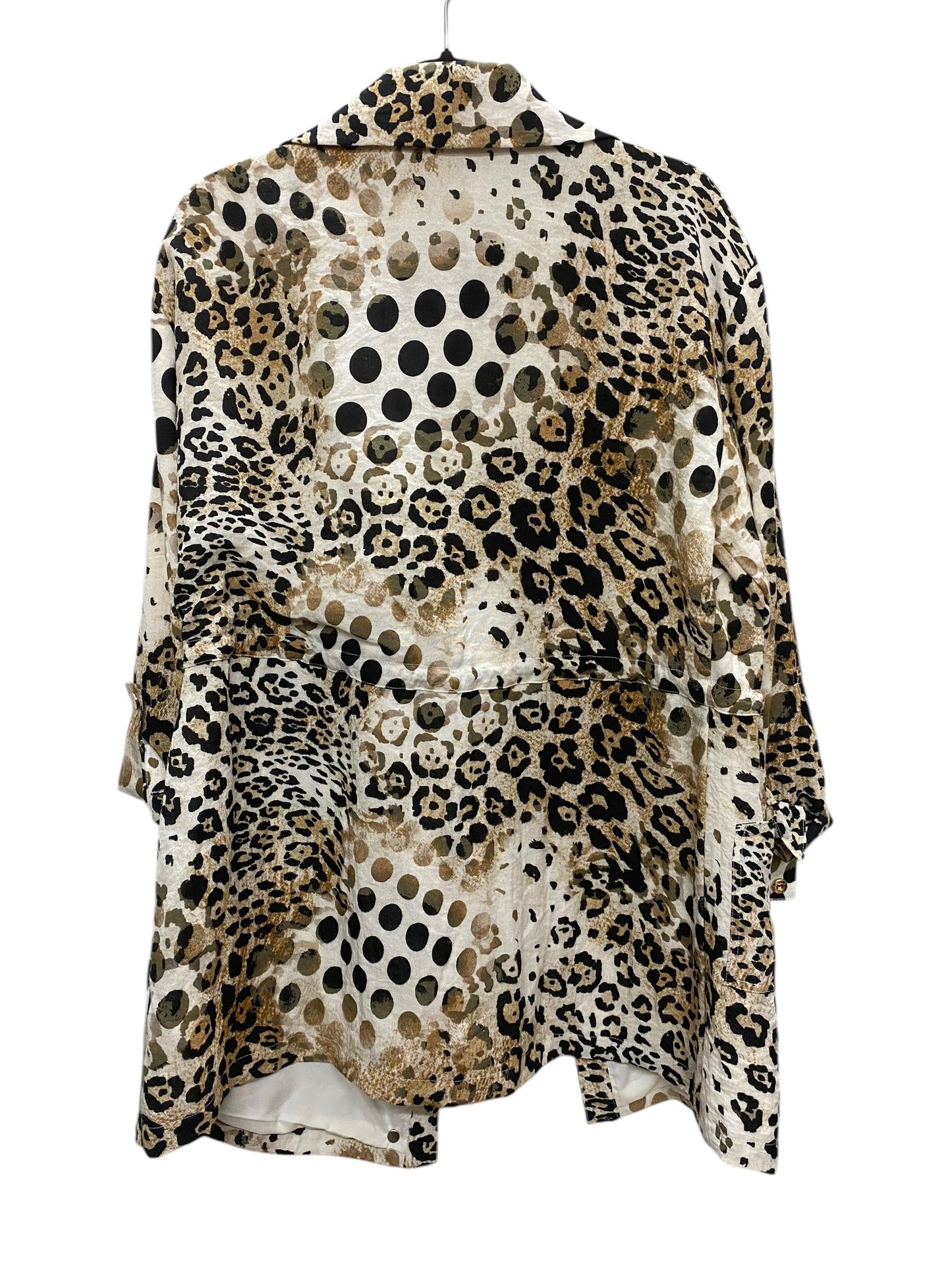 Jacket Other By Chicos In Animal Print, Size: 2