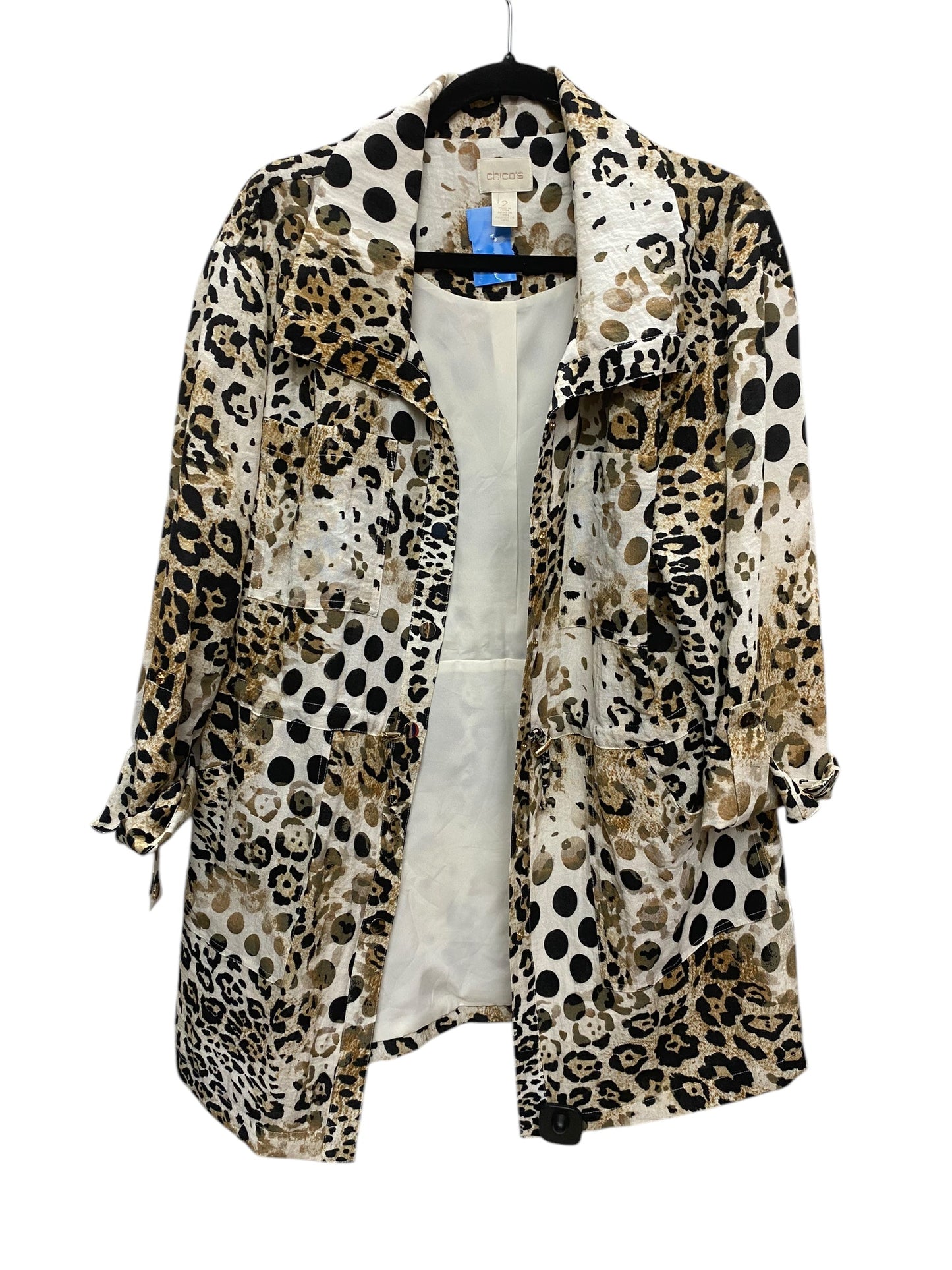 Jacket Other By Chicos In Animal Print, Size: 2