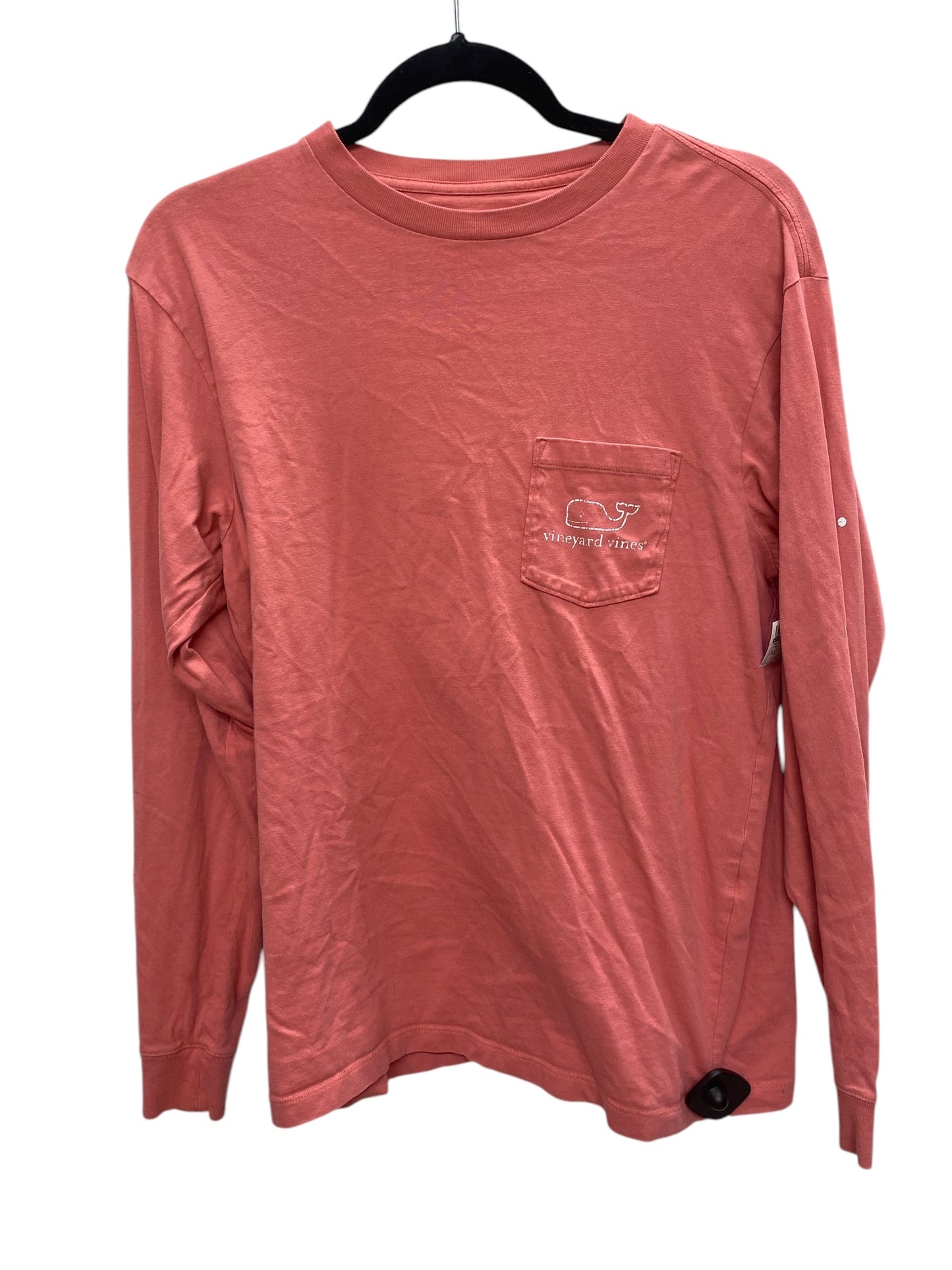 Top Long Sleeve By Vineyard Vines In Pink, Size: S