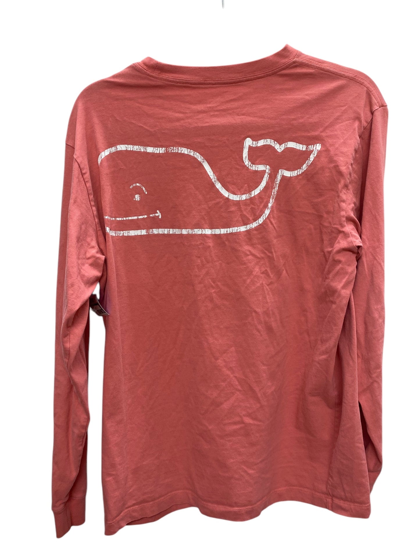 Top Long Sleeve By Vineyard Vines In Pink, Size: S