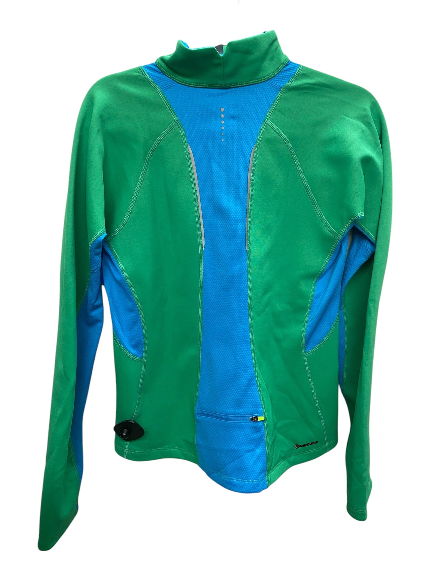 Athletic Jacket By The North Face In Blue & Green, Size: M