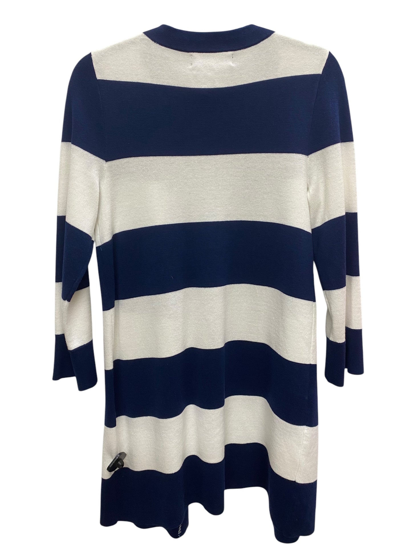 Cardigan By Kasper In Striped Pattern, Size: M