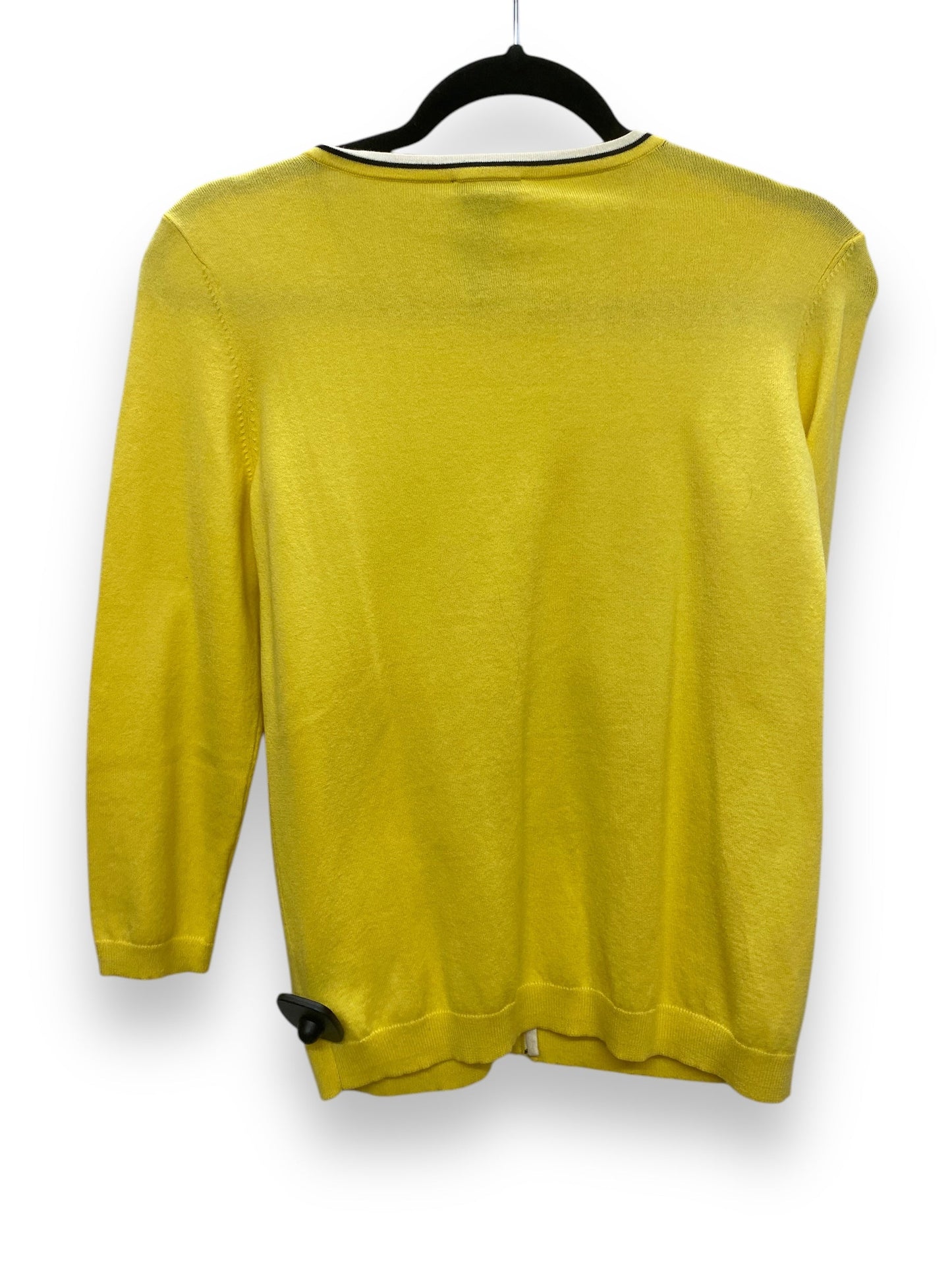 Top Long Sleeve By Talbots In Yellow, Size: Sp