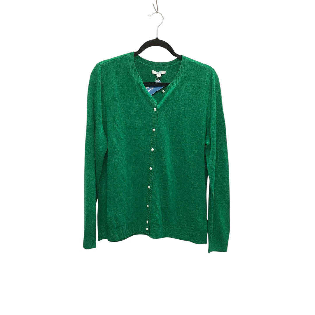 Top Long Sleeve By Croft And Barrow In Green, Size: L