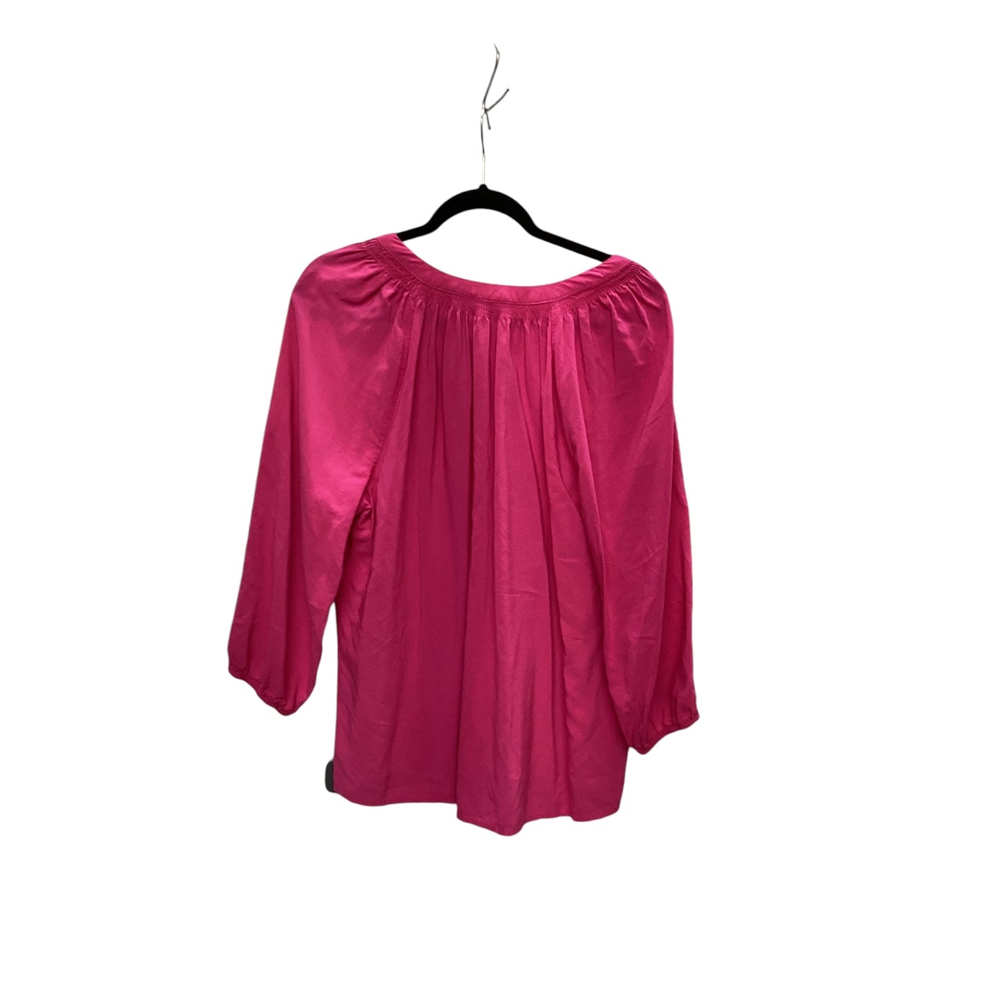 Top Long Sleeve By Crown And Ivy In Pink, Size: Xl