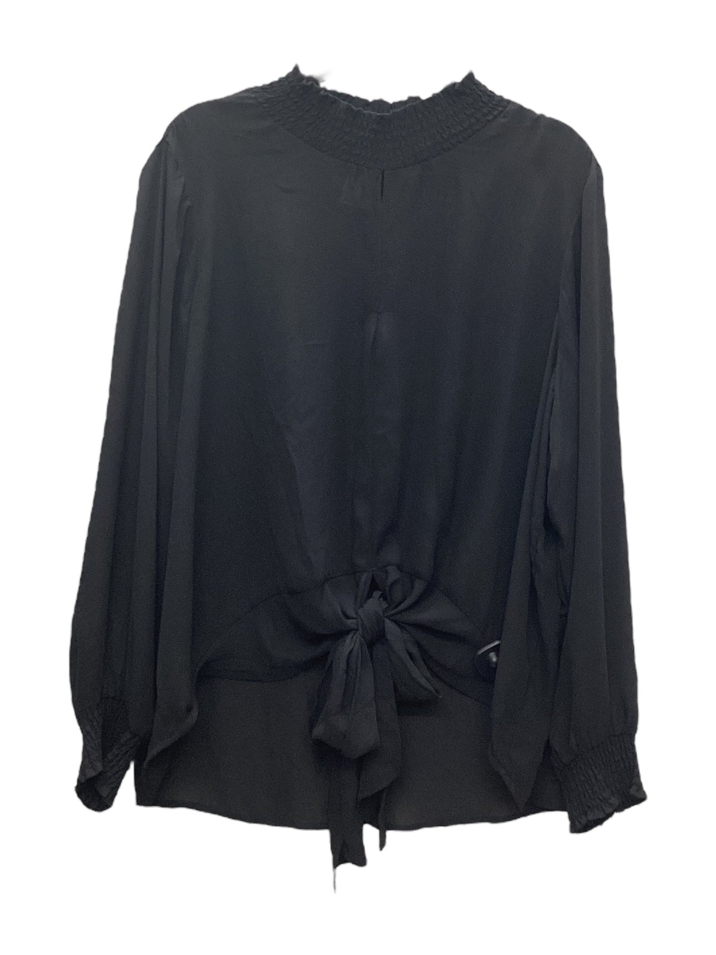 Top Long Sleeve By Clothes Mentor In Black, Size: 3x