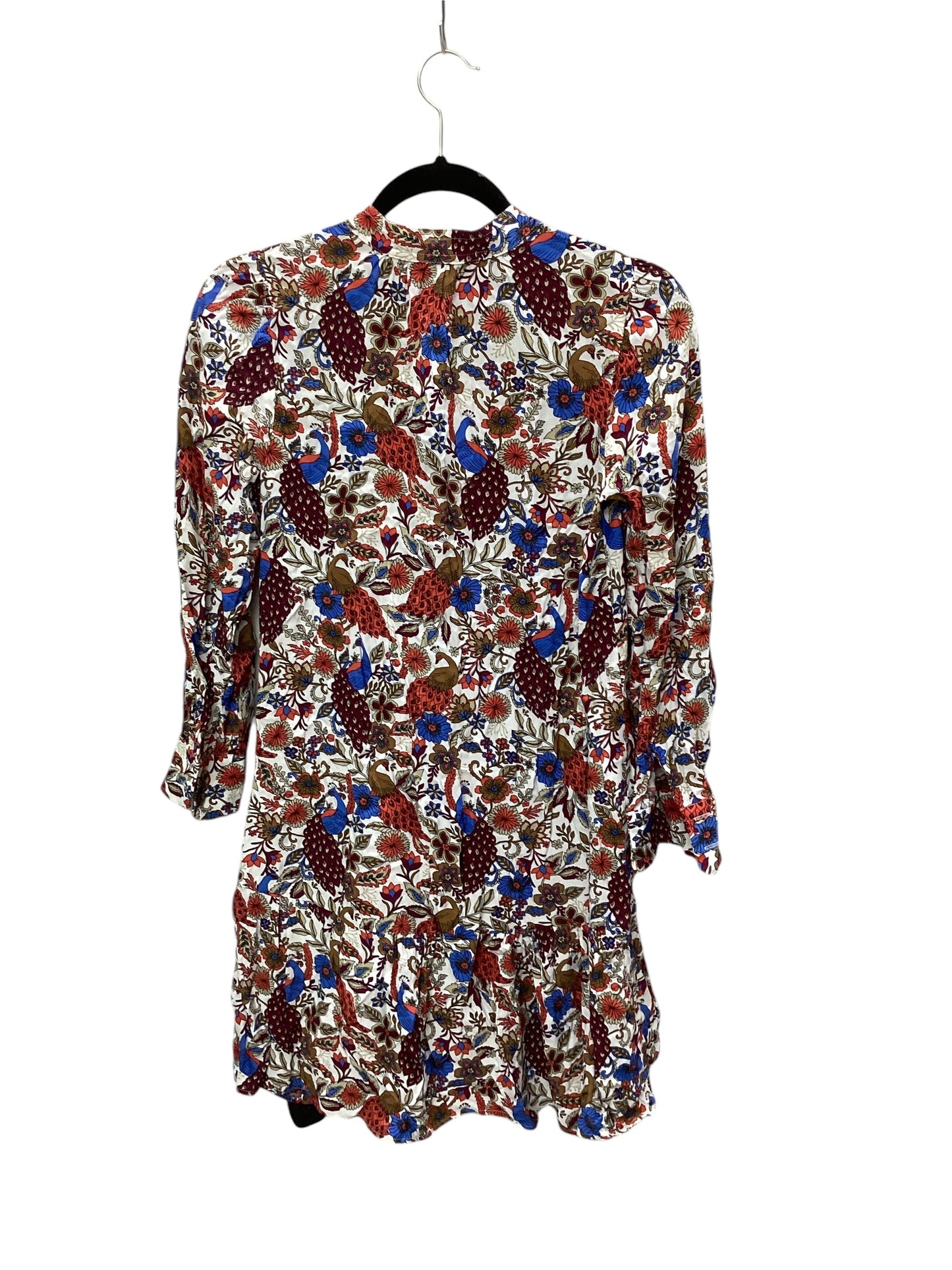 Dress Casual Midi By Loft In Multi-colored, Size: Xxs