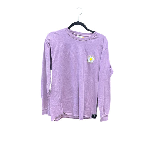 Top Long Sleeve By Simply Southern In Purple, Size: M