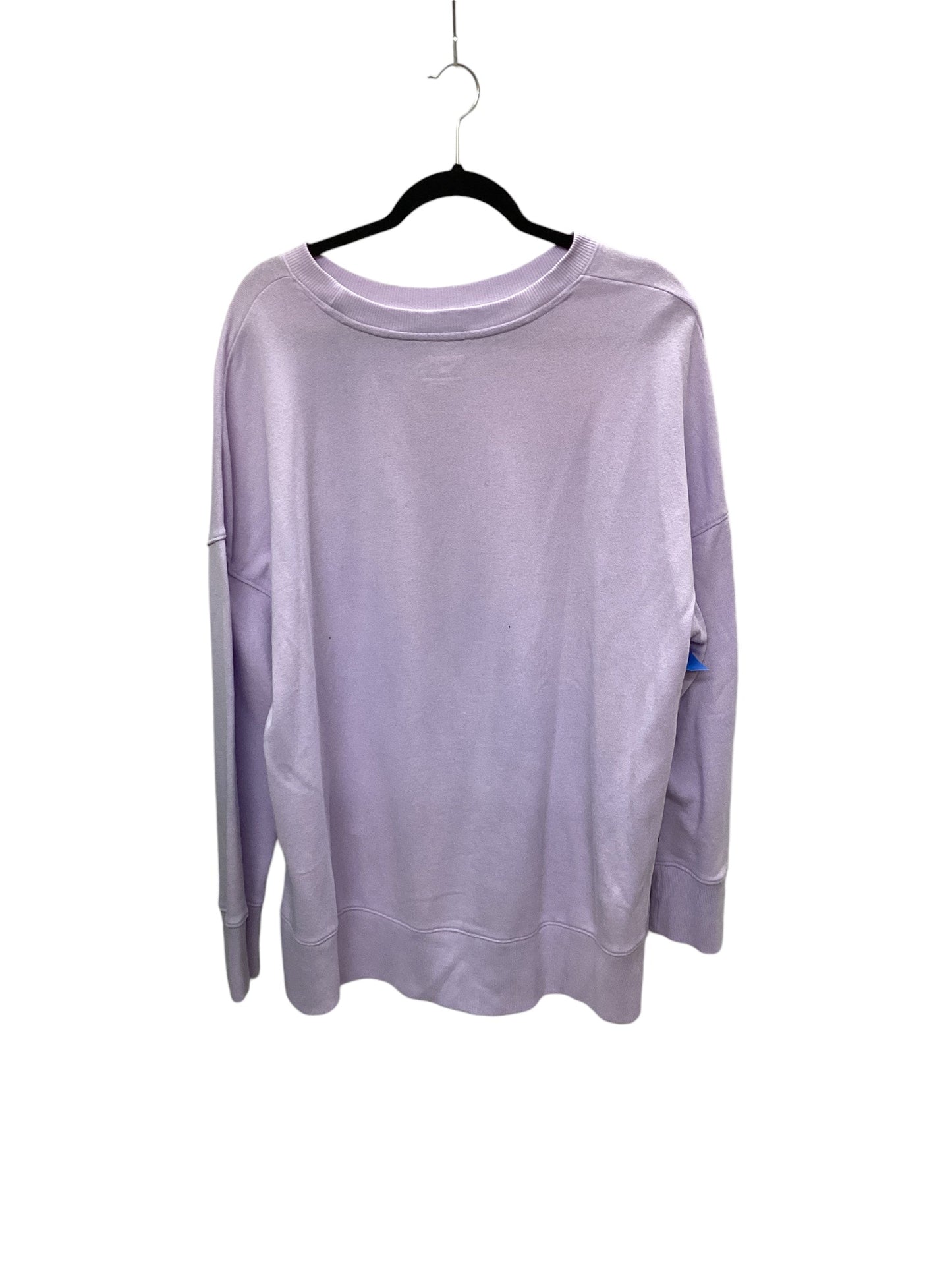 Sweatshirt Crewneck By Time And Tru In Purple, Size: Xxl