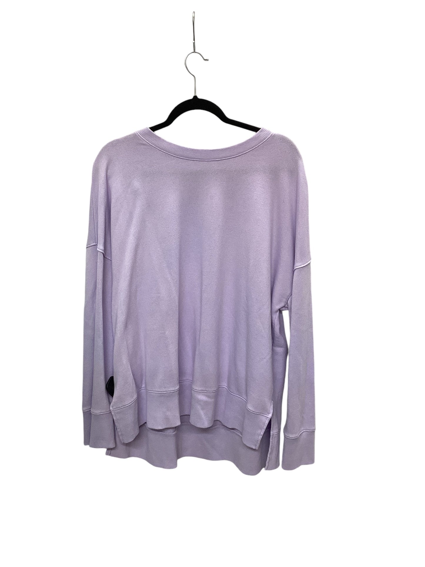 Sweatshirt Crewneck By Time And Tru In Purple, Size: Xxl