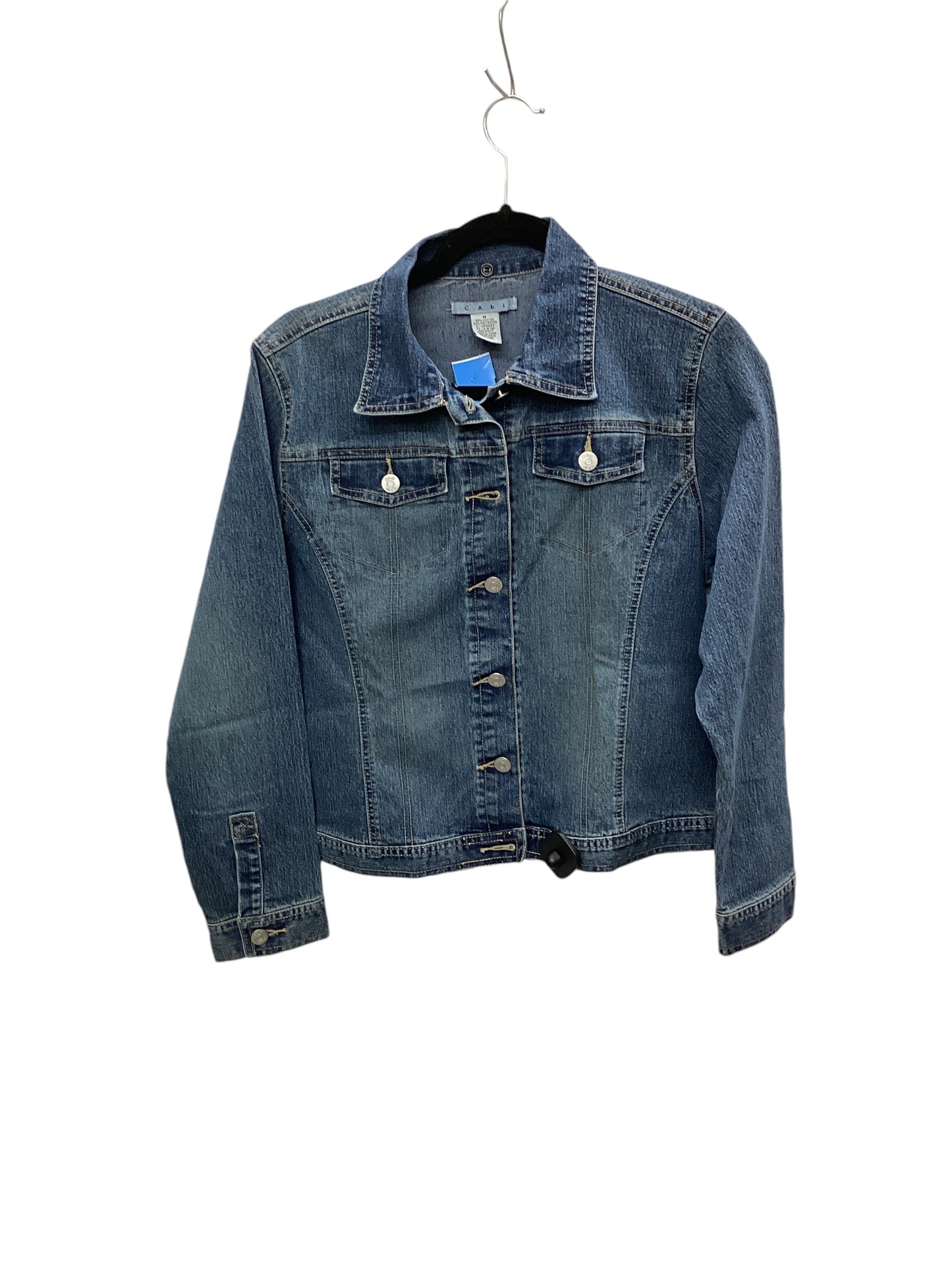 Jacket Denim By Cabi In Blue, Size: M