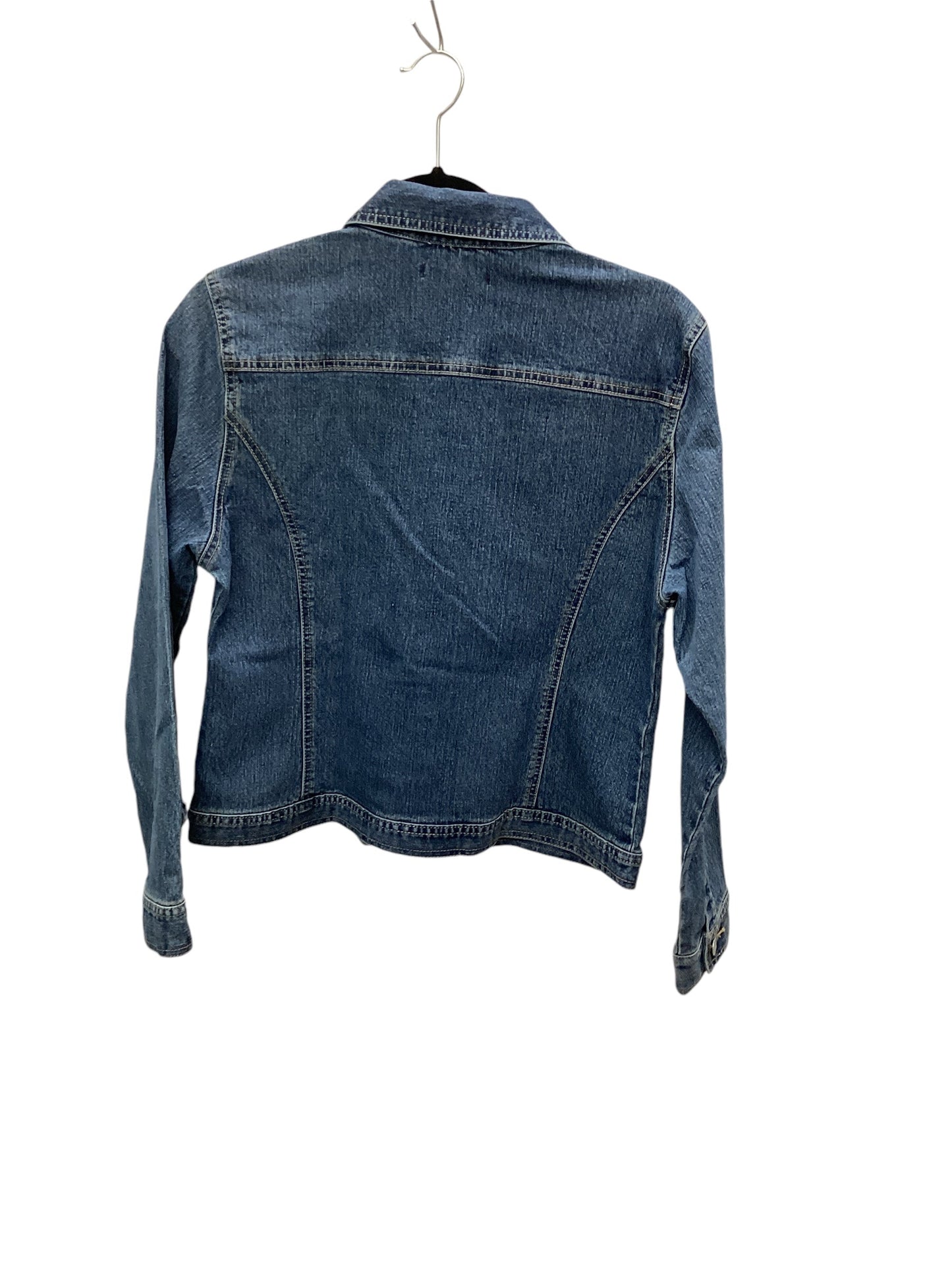 Jacket Denim By Cabi In Blue, Size: M