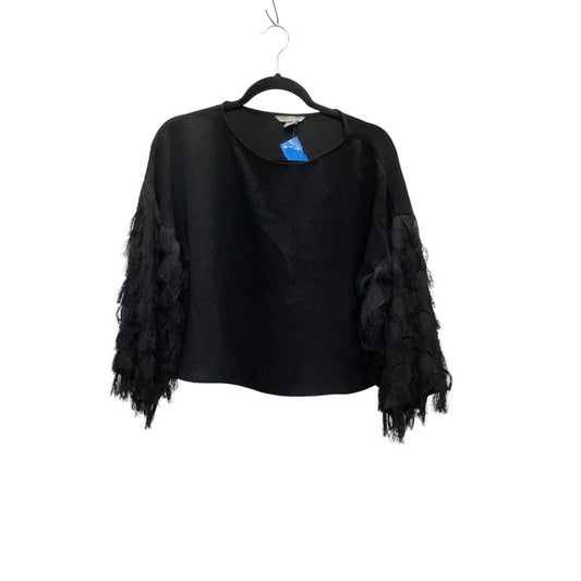 Top Long Sleeve By H&m In Black, Size: 2