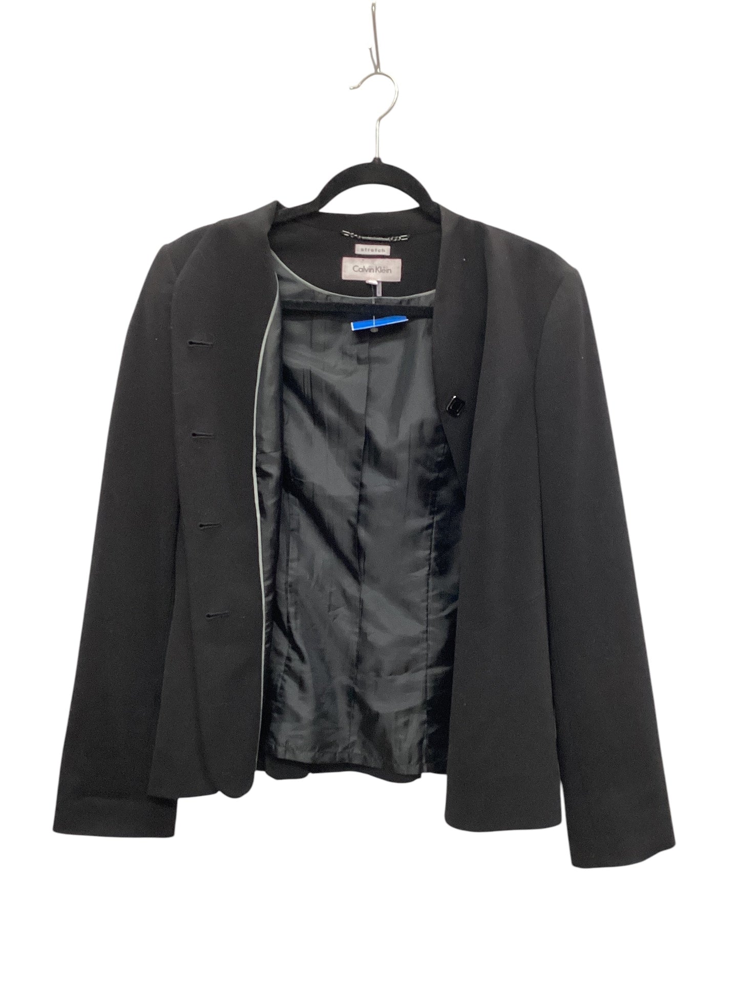 Blazer By Calvin Klein In Black, Size: 12