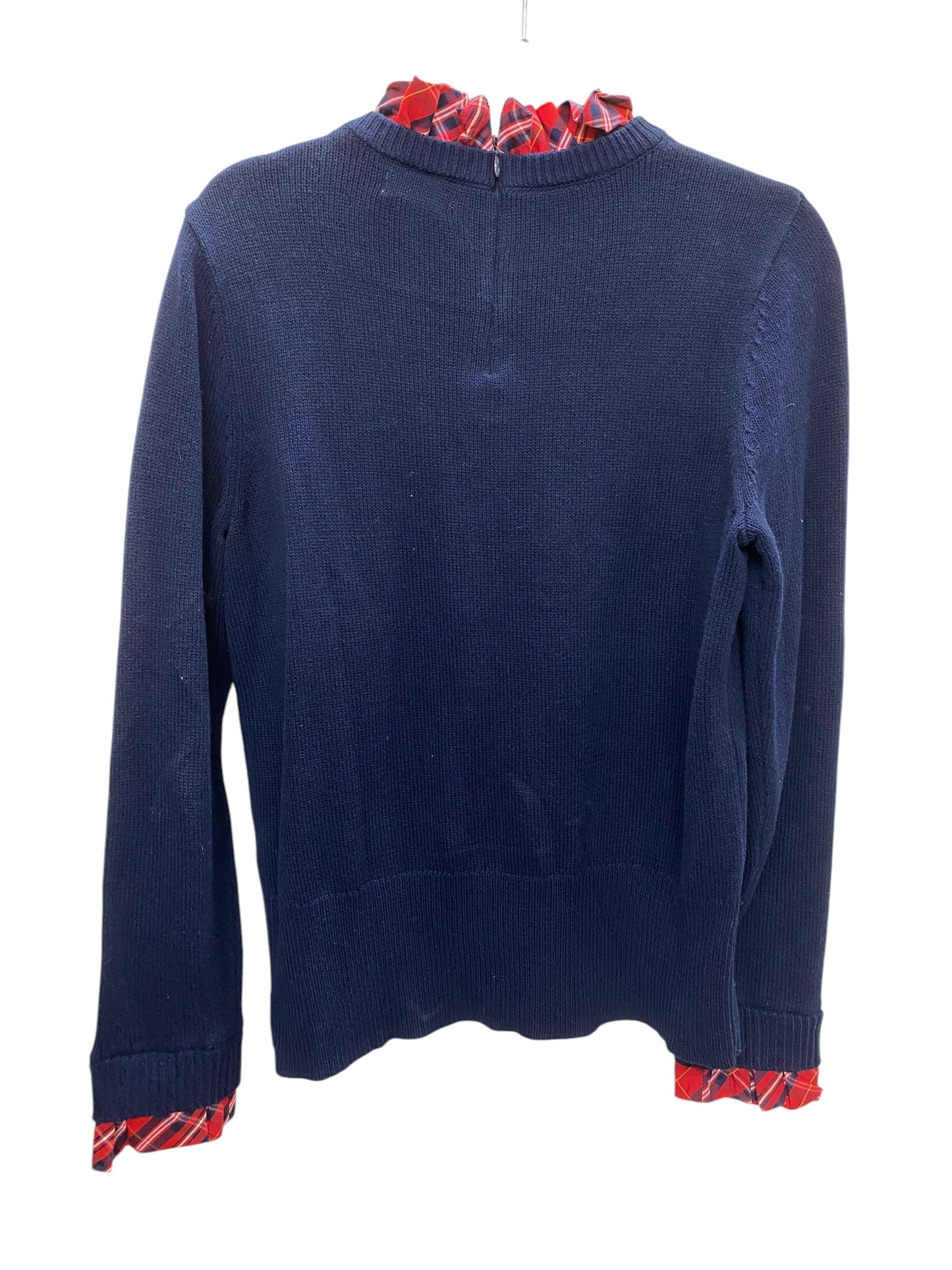 Top Long Sleeve By Crown And Ivy In Navy, Size: L