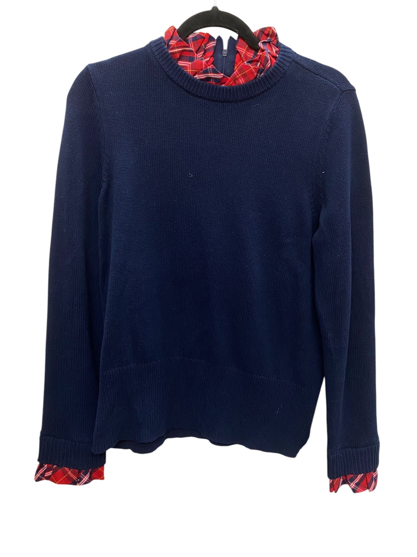 Top Long Sleeve By Crown And Ivy In Navy, Size: L