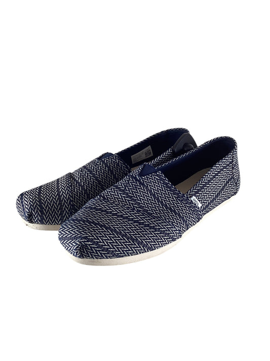 Shoes Flats By Toms In Navy, Size: 9