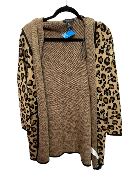 Cardigan By Rachel Zoe In Animal Print, Size: Xs