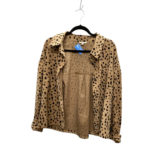 Jacket Other By Jodifl In Animal Print, Size: M