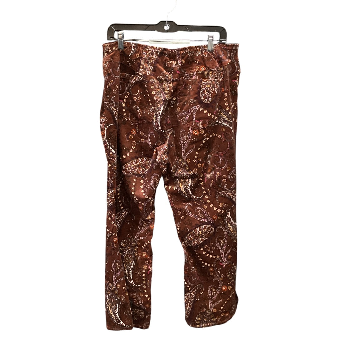 Pants Corduroy By Cato In Brown, Size: 16