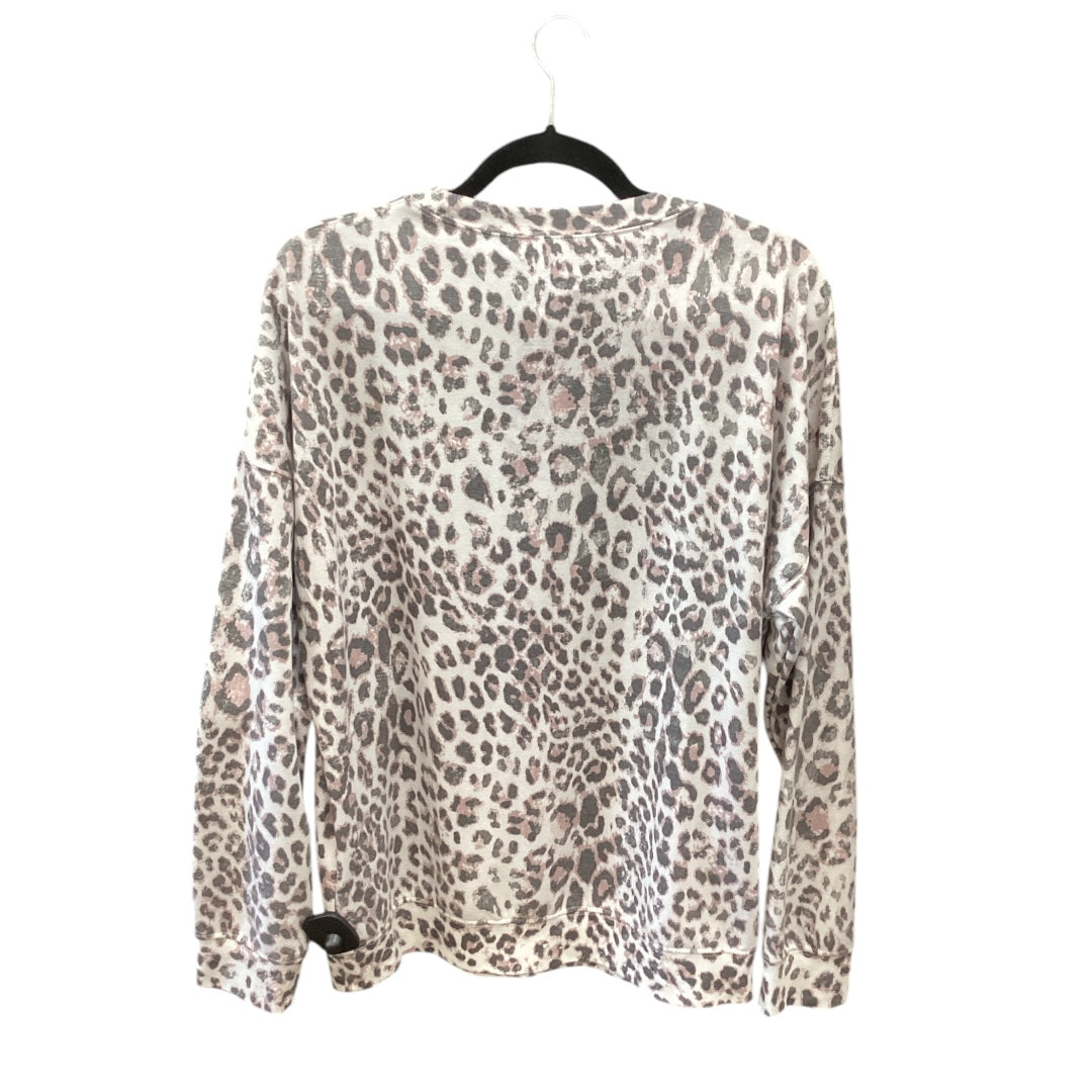 Top Long Sleeve By Clothes Mentor In Animal Print, Size: M