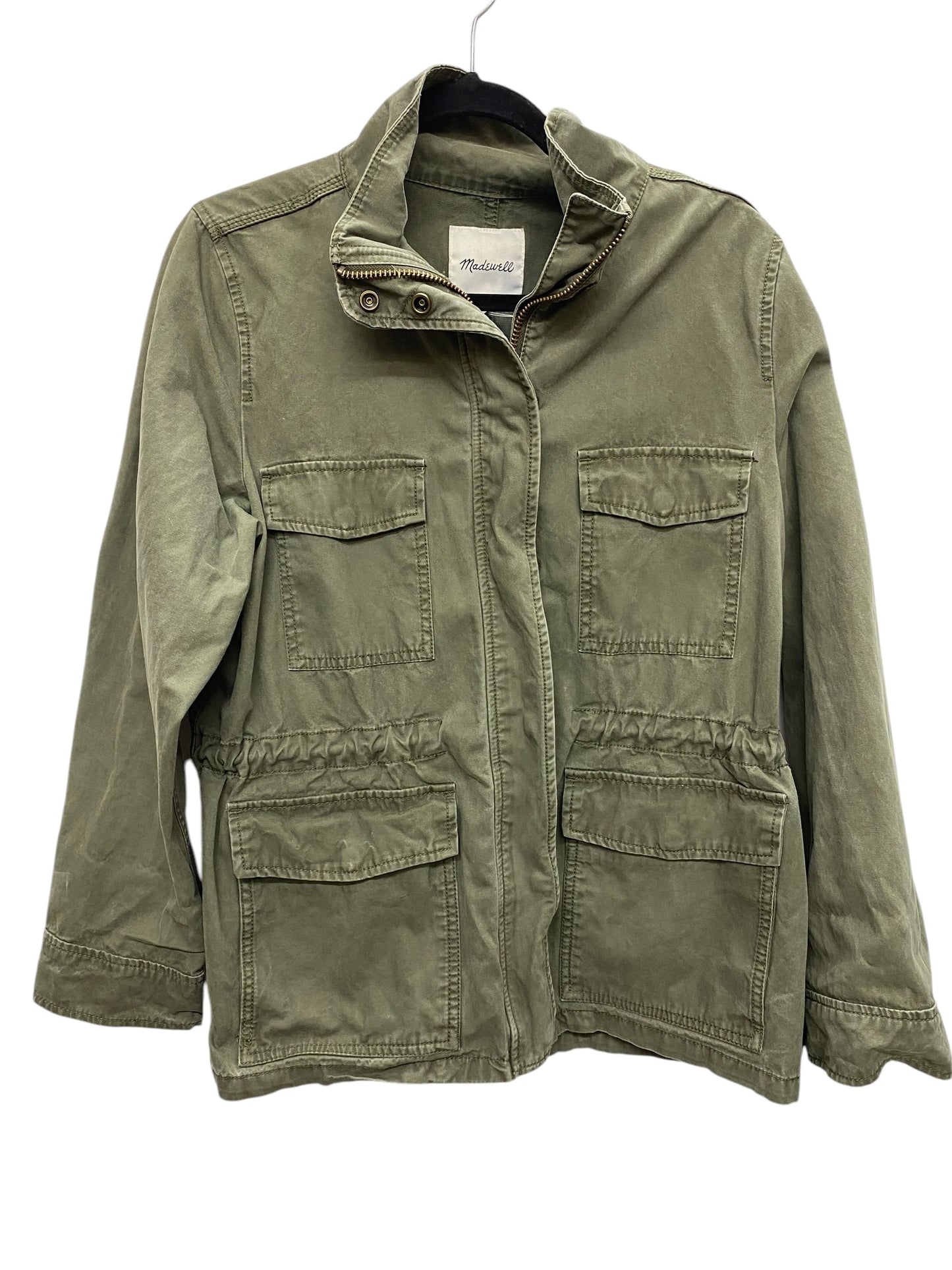 Jacket Denim By Madewell In Green, Size: M