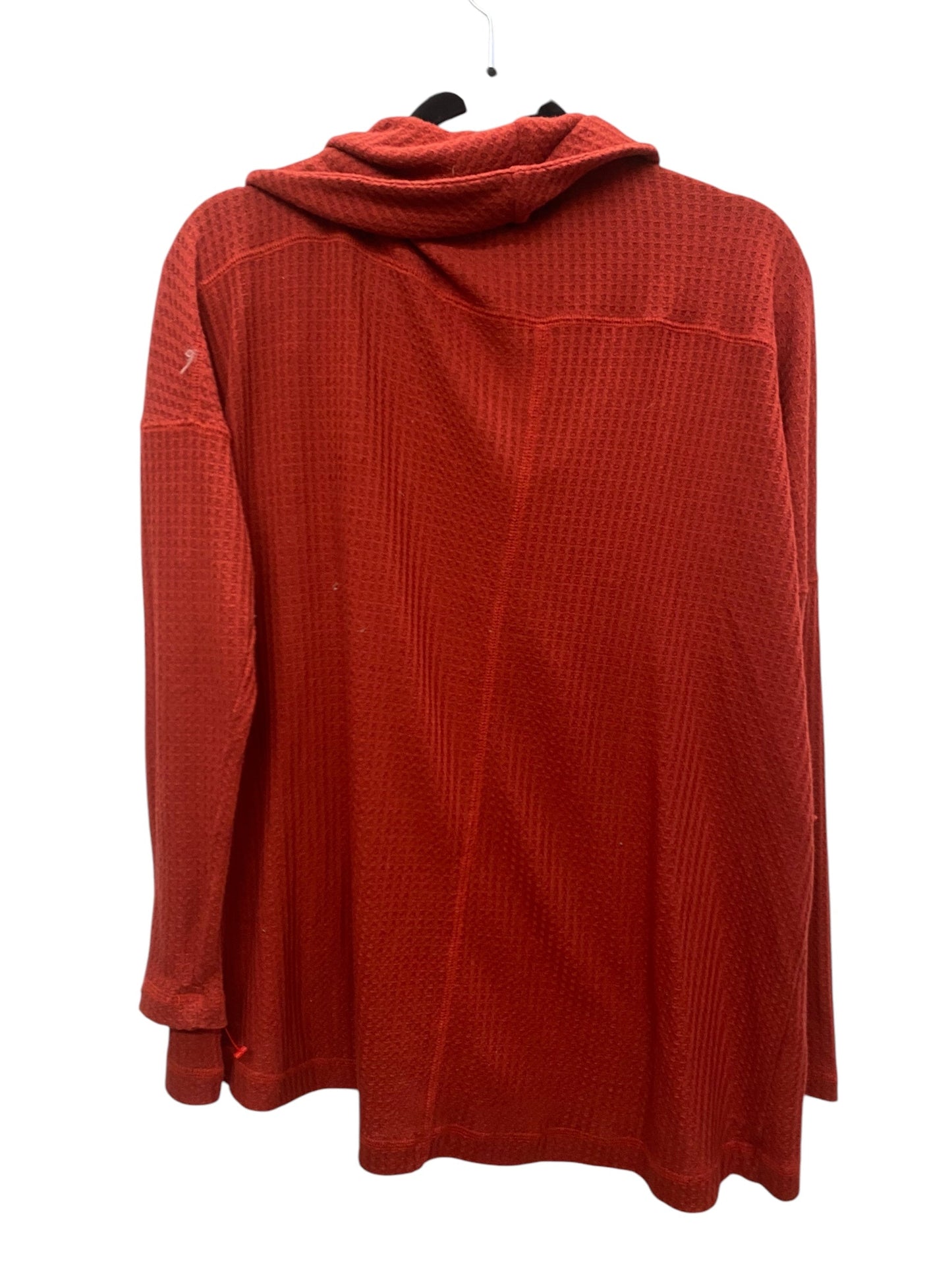 Top Long Sleeve By Lucky Brand In Red, Size: L