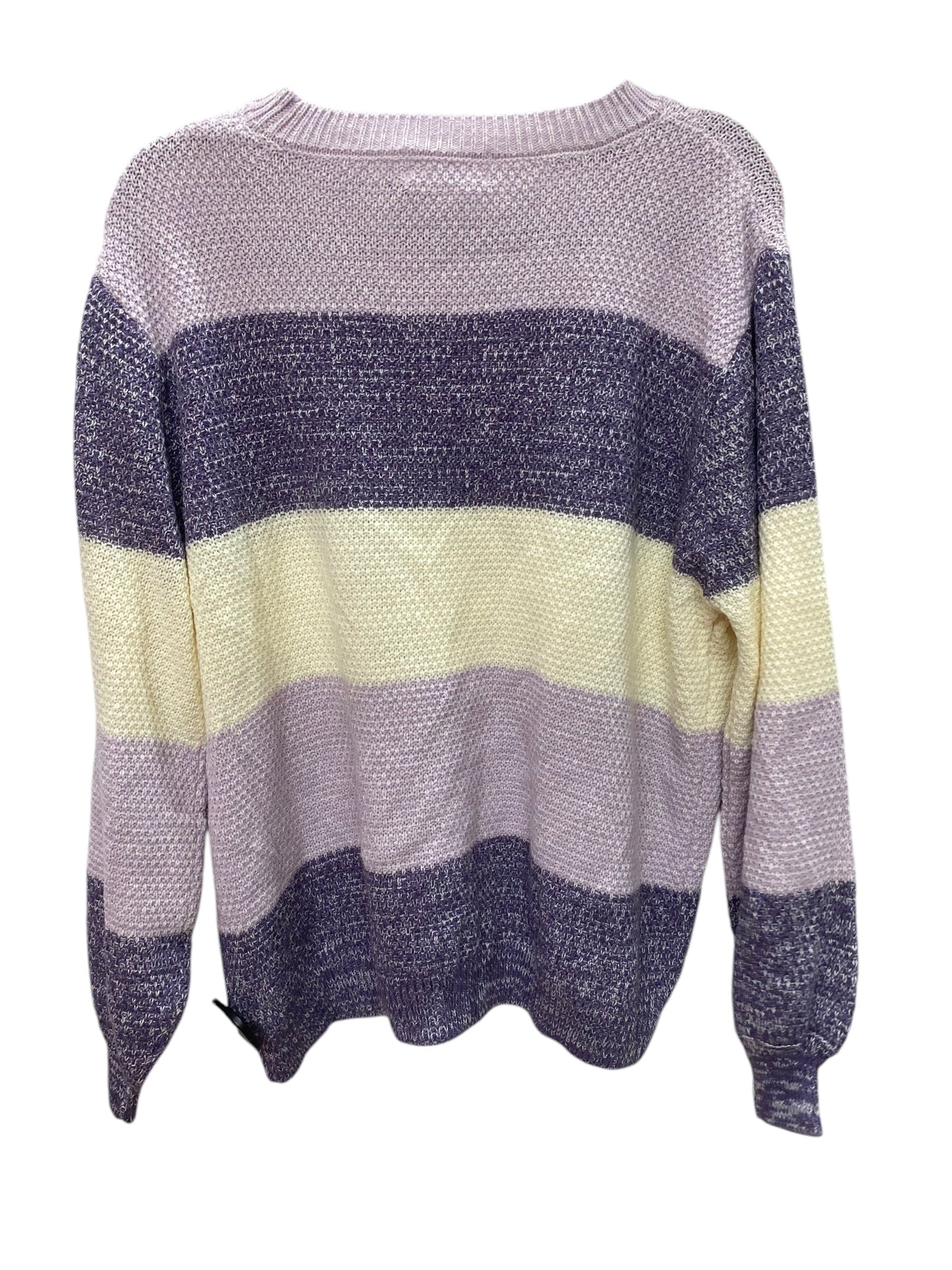 Sweater By Zenana Outfitters In Purple, Size: Xl