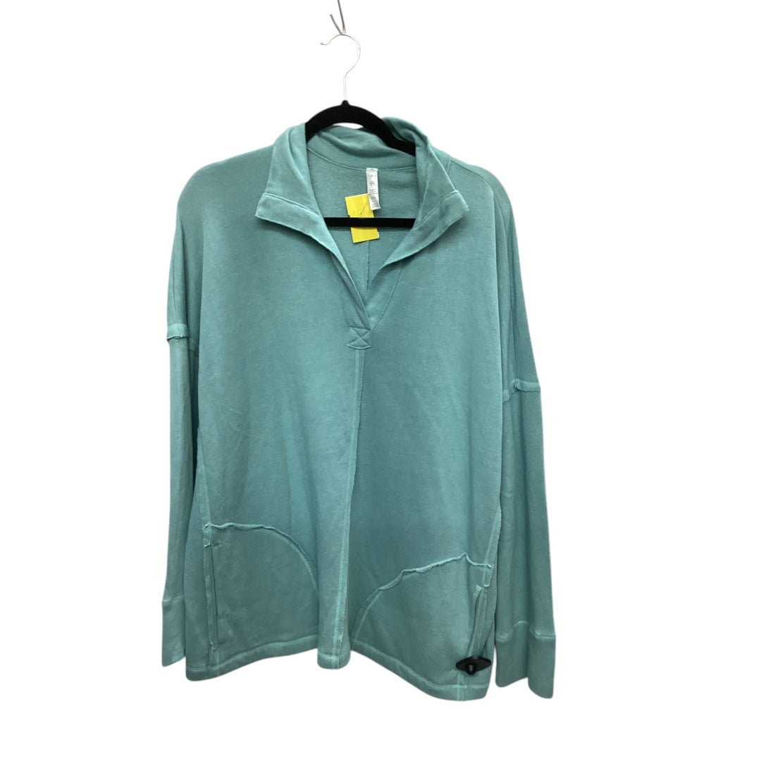 Top Long Sleeve Basic By Clothes Mentor In Green, Size: M