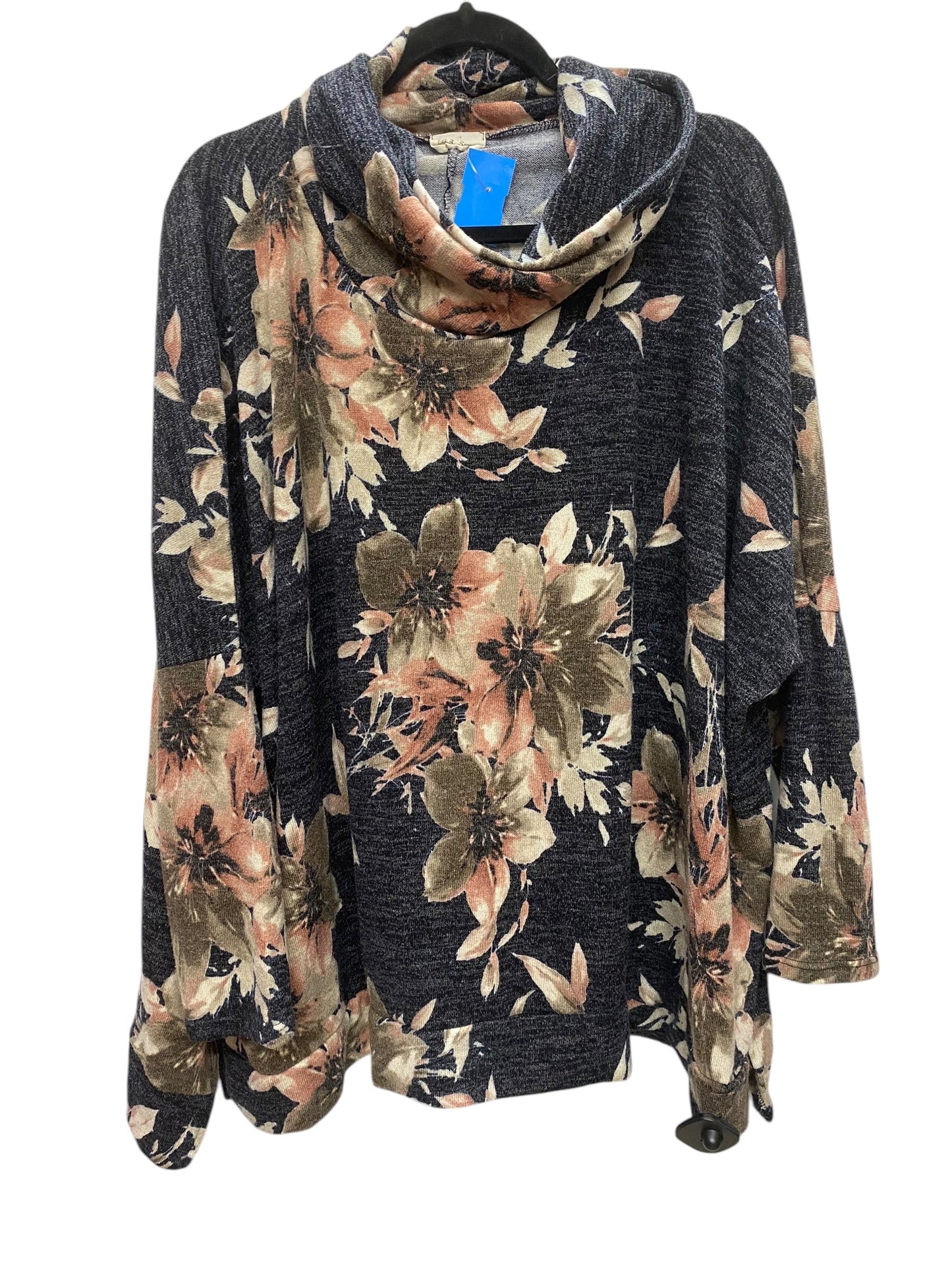 Top Long Sleeve By Clothes Mentor In Floral Print, Size: L