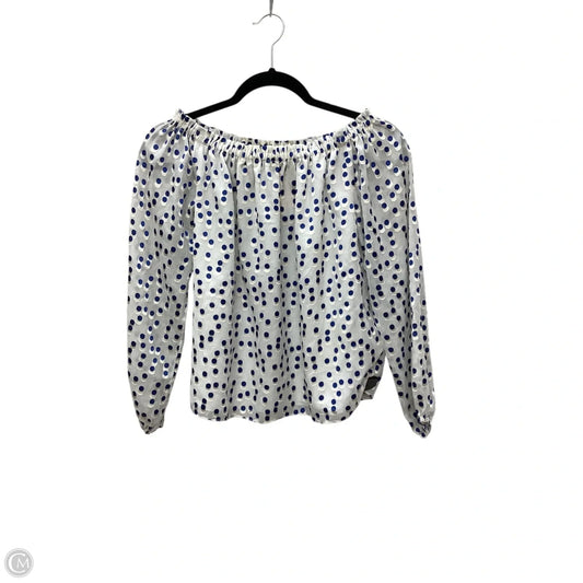 Top Long Sleeve Designer By Lilly Pulitzer In Polkadot Pattern, Size: Xs