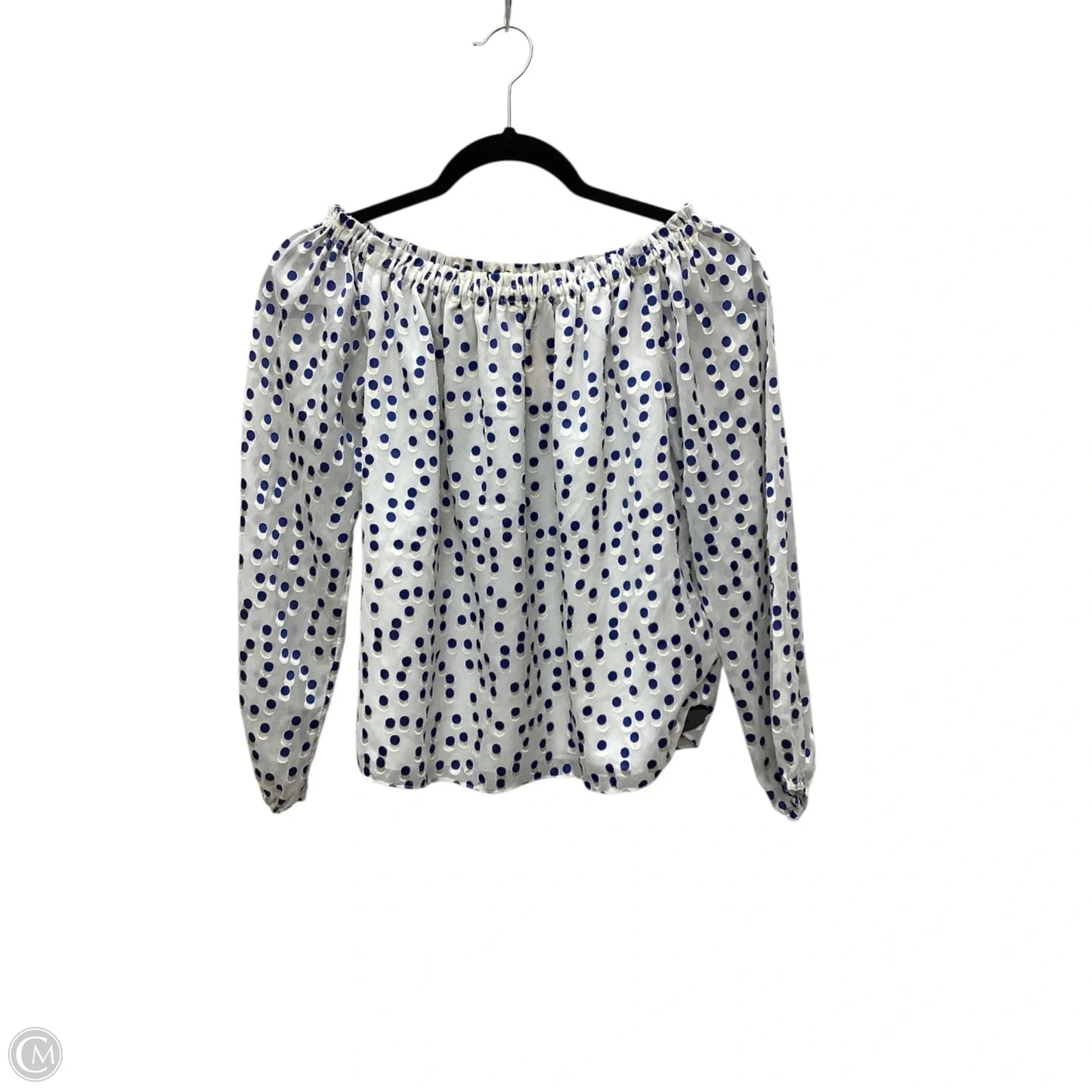 Top Long Sleeve Designer By Lilly Pulitzer In Polkadot Pattern, Size: Xs