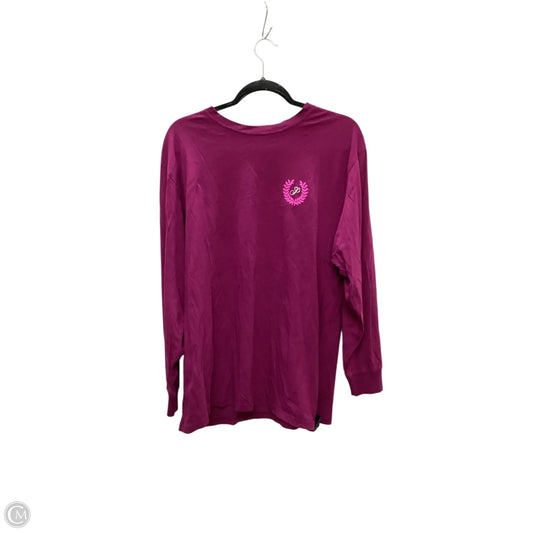 Top Long Sleeve By Pink In Purple, Size: L