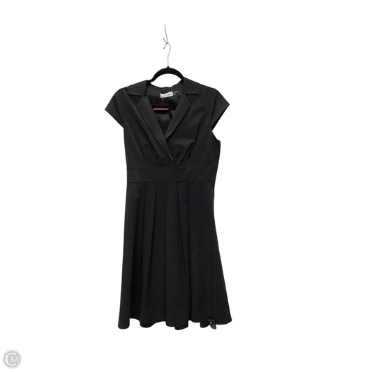 Dress Work By Calvin Klein In Black, Size: 8