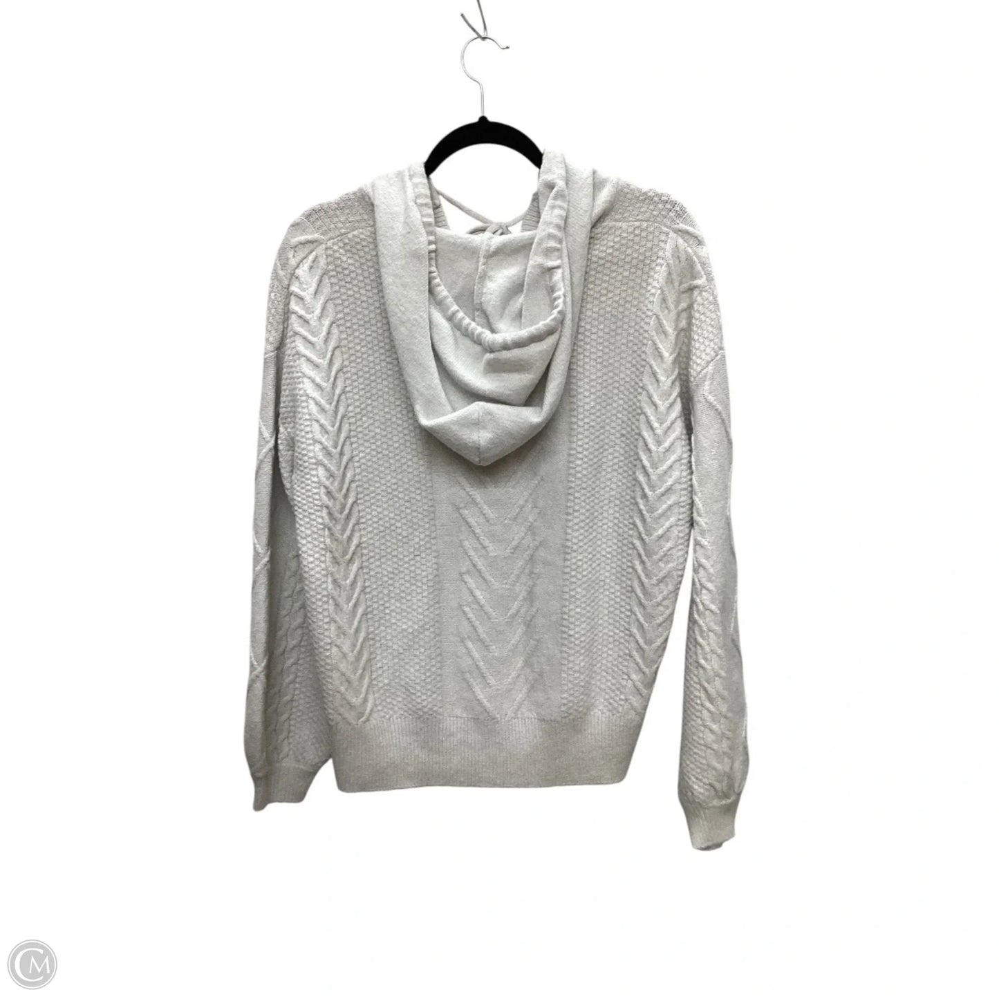 Sweatshirt Hoodie By Industry In Grey, Size: M