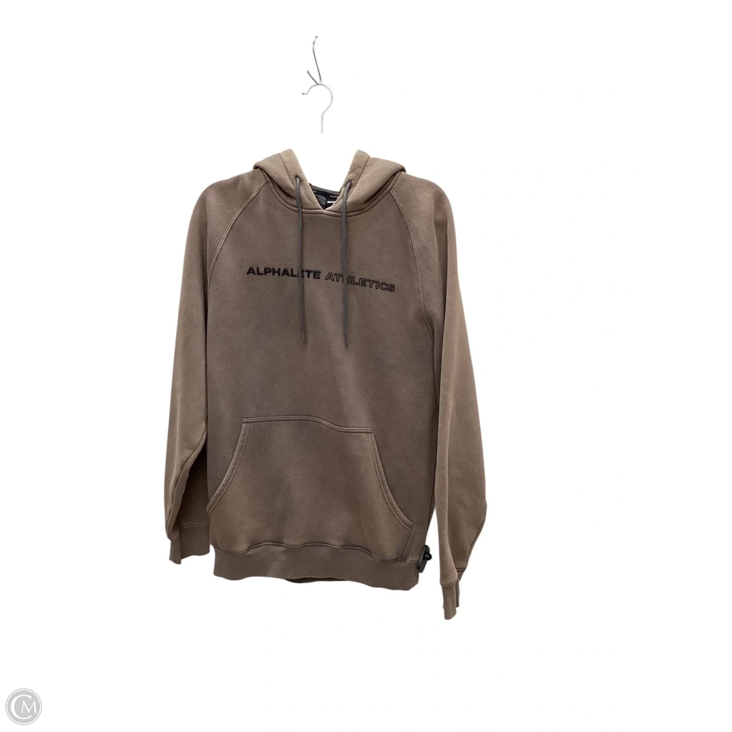 Sweatshirt Hoodie By Alphalete In Brown, Size: M