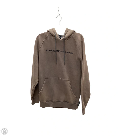 Sweatshirt Hoodie By Alphalete In Brown, Size: M
