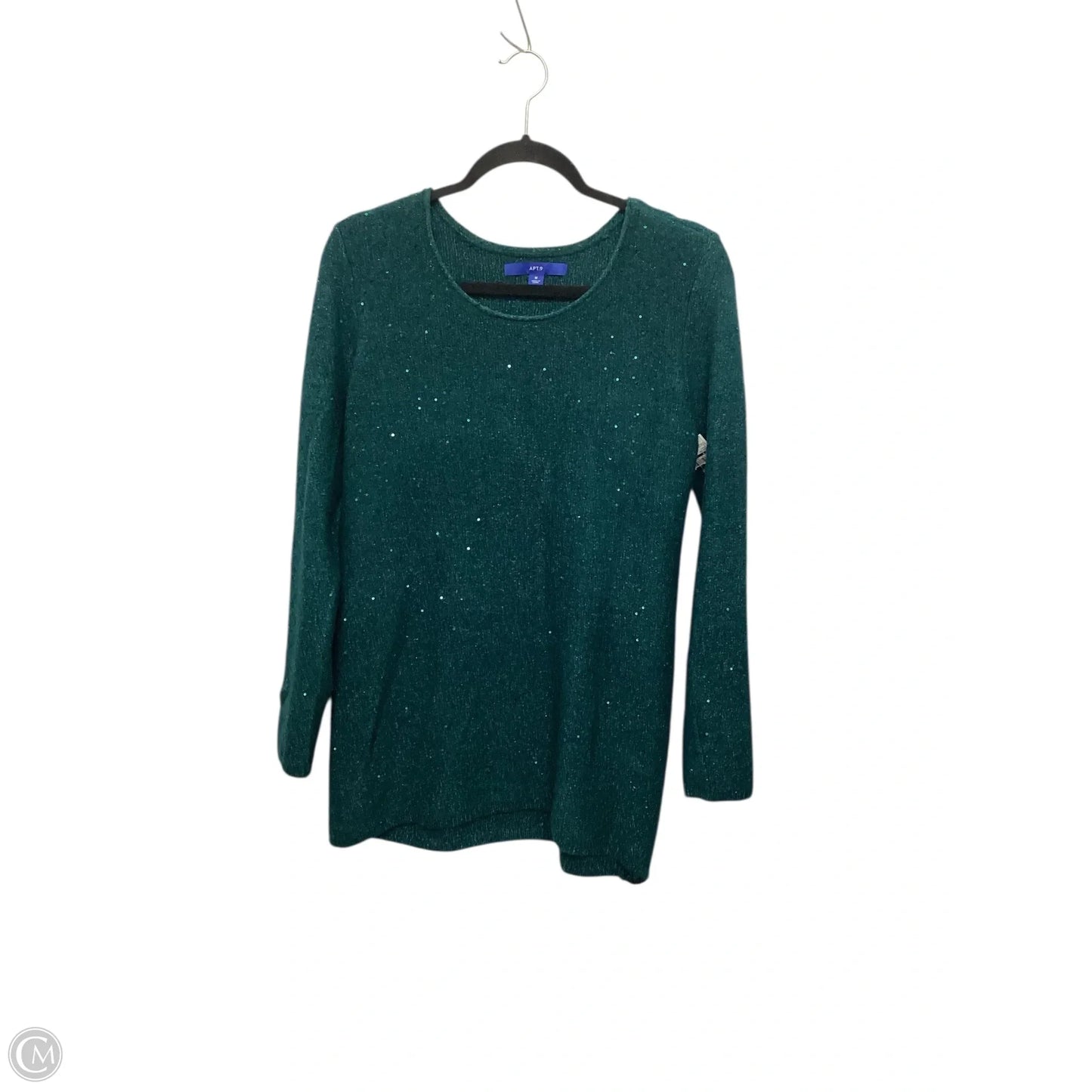 Sweater By Apt 9 In Green, Size: M