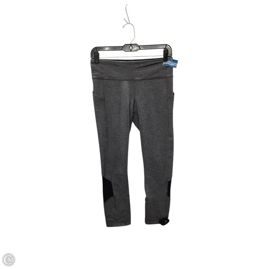 Athletic Leggings Capris By Lululemon In Grey, Size: 6